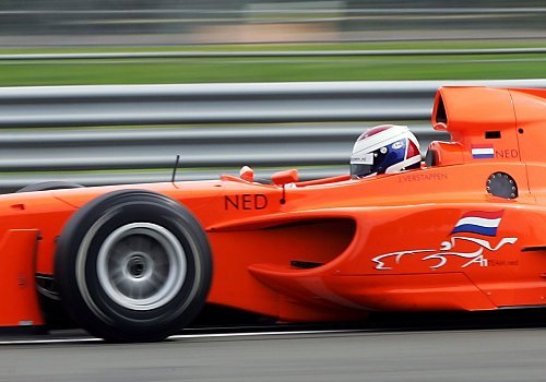 Jos Verstappen in actie